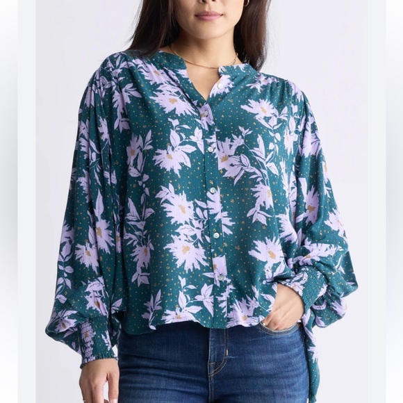 Buffalo David Bitton Tops - Buffalo David Bitton floral blouse xs
